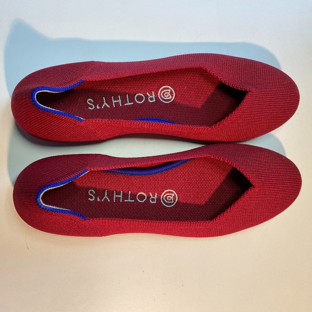 Rothy's Scooter Red Flats